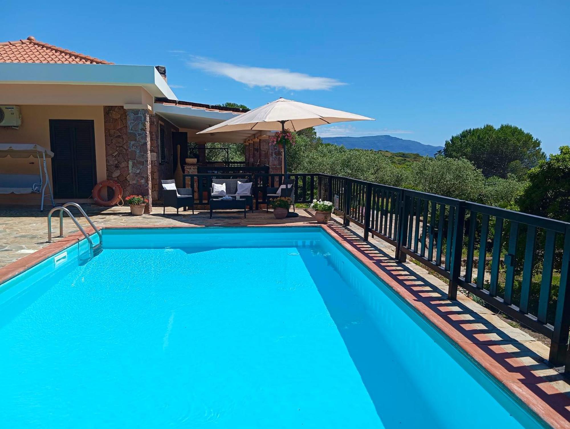 Alghero Villa Barranch With Sea View Swimming Pool For 6 People Exterior photo